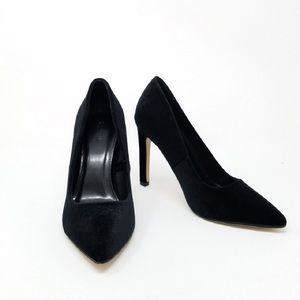 Black Velvet high heels